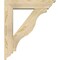 Ekena Millwork Funston Traditional Rough Sawn Bracket w/ Offset Brace, Douglas Fir, 6"W x 24"D x 28"H BKT0604X24X28FST01RDF - alternate 2